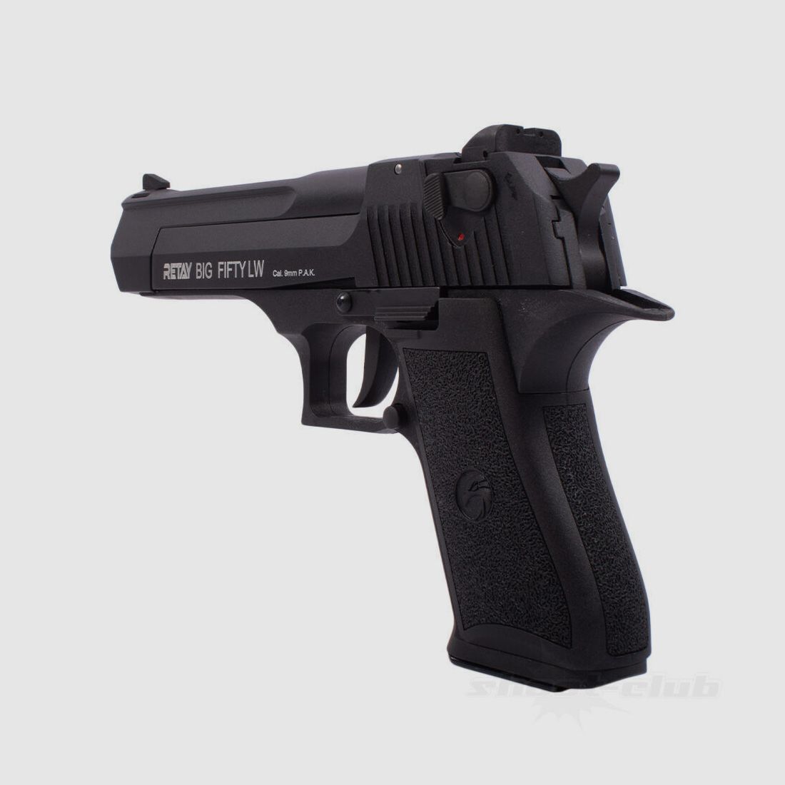 Retay Big Fifty LW Schreckschusspistole Kaliber 9mm P.A.K. brüniert