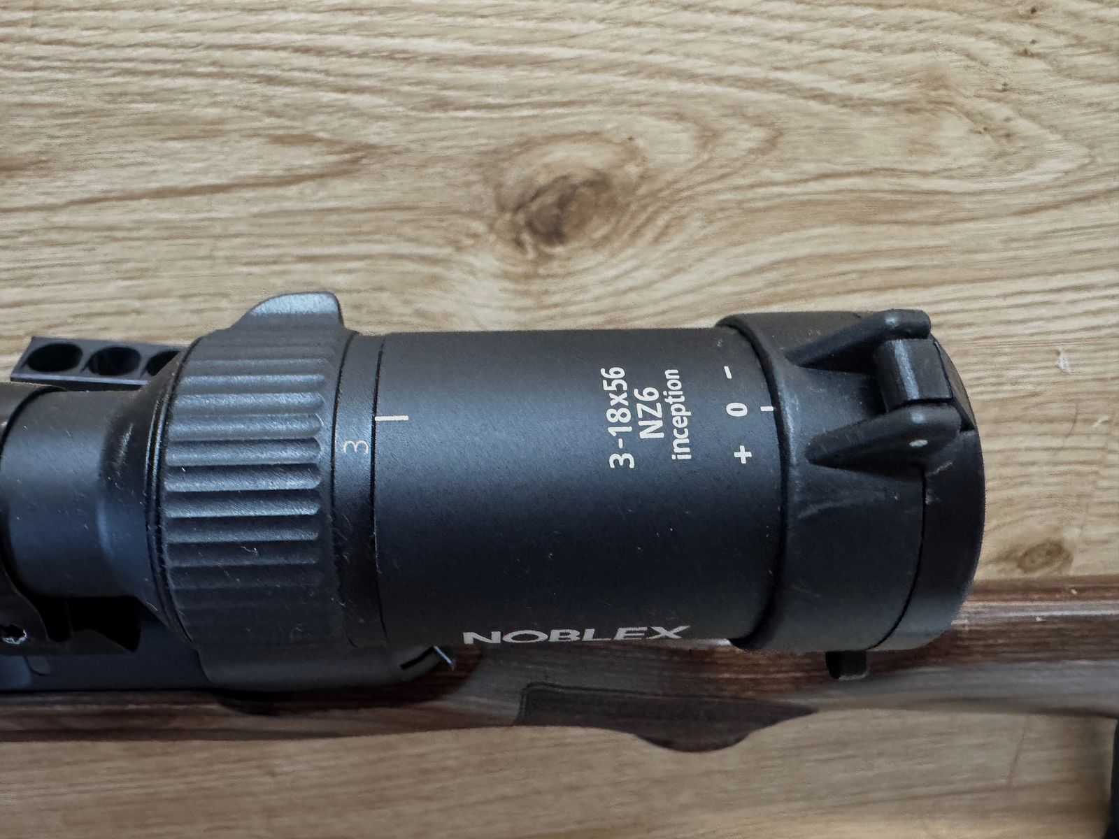 Jaeger NXT - Haenel - .308 inkl Optik (Noblex NZ6, 3-18x56) & Schalldämpfer (Jaki) & Gewehrriemen