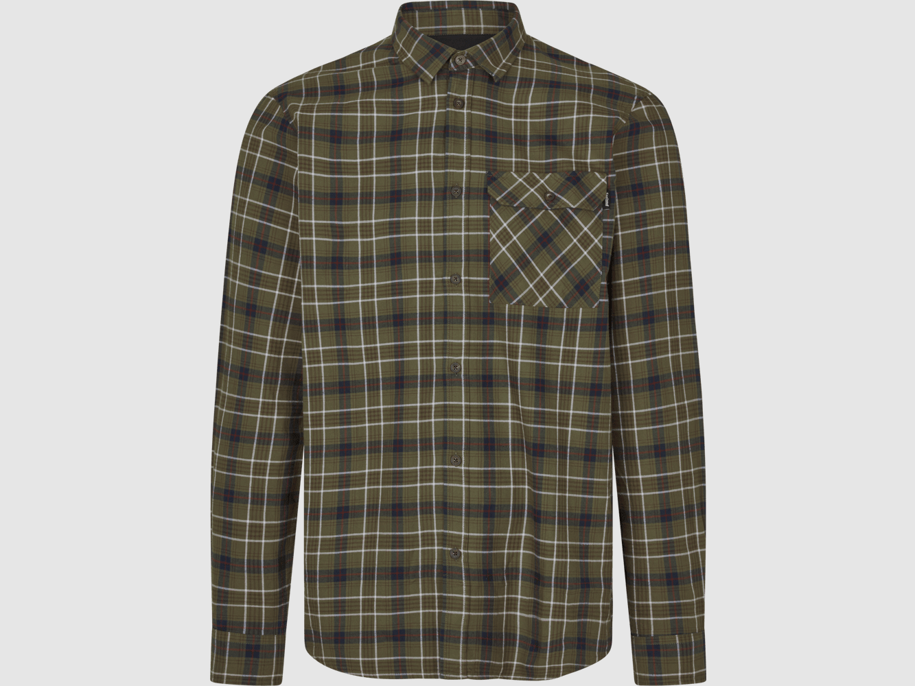 Seeland Glen Flanellhemd Herr Grape Leaf/Dark Navy Check M