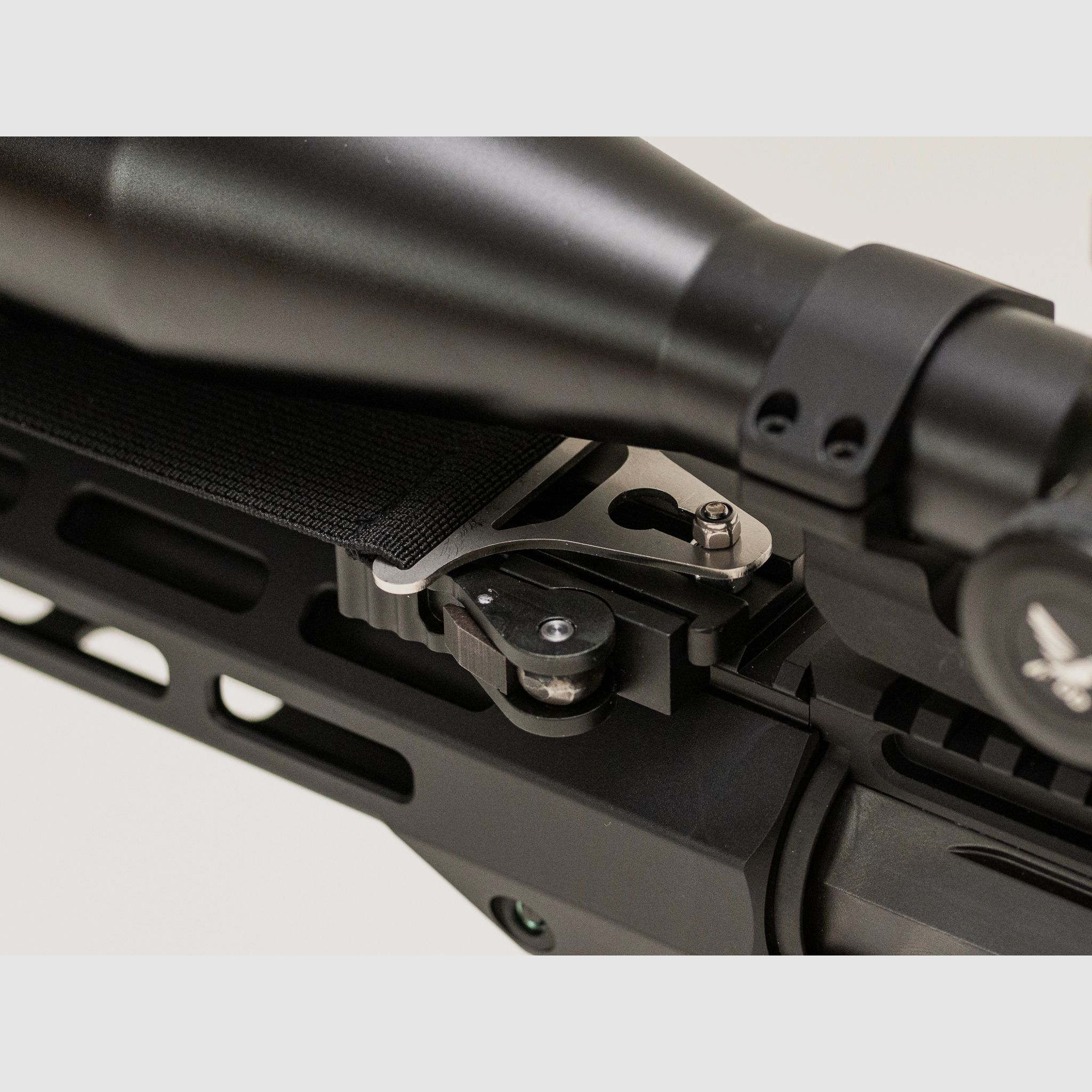 Universal flicker band heat band flicker protection Mirage with Picatinny with quick release in 80mm