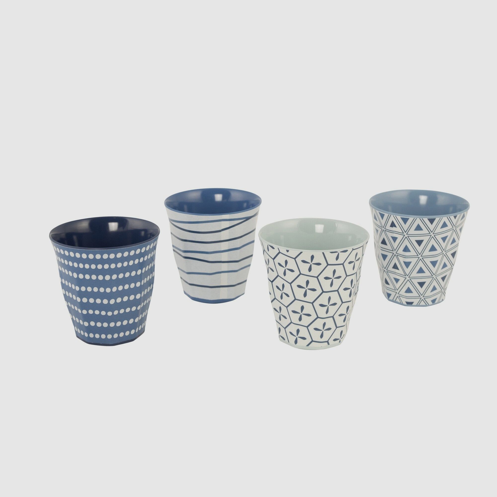 Dinnerware Set Mix & Match, 16-piece, blue/white, image 3 of 24