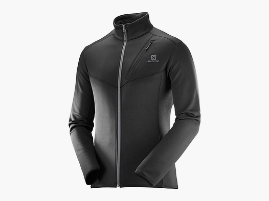 JACK/PILE – SALOMON – MAN – DISCOVERY FZ M Black MIDLAYER JACKET