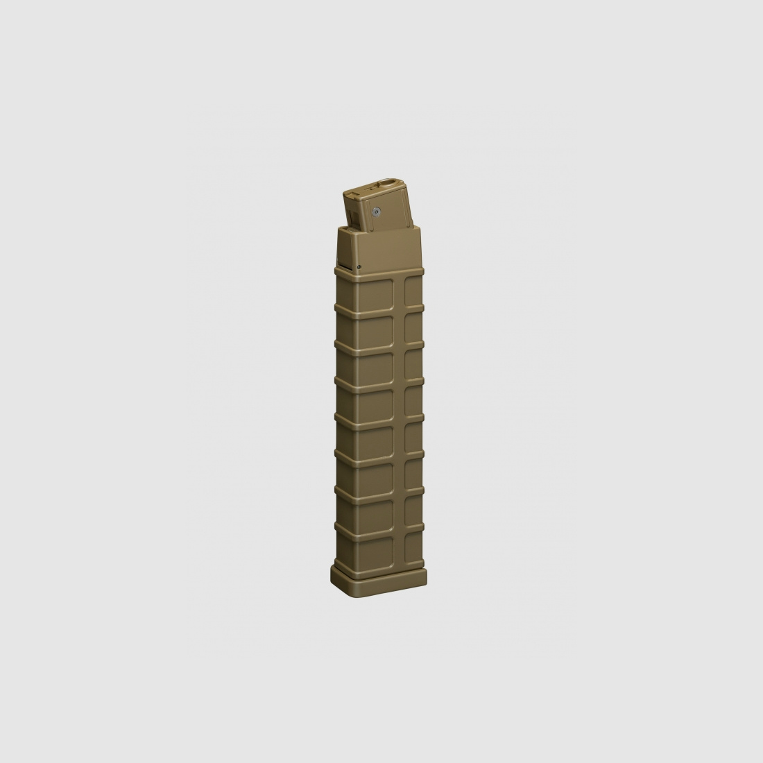 260rds Highcap-Magazin für Tokyo Marui "Mod.M/D" Scorpion, Dark Earth