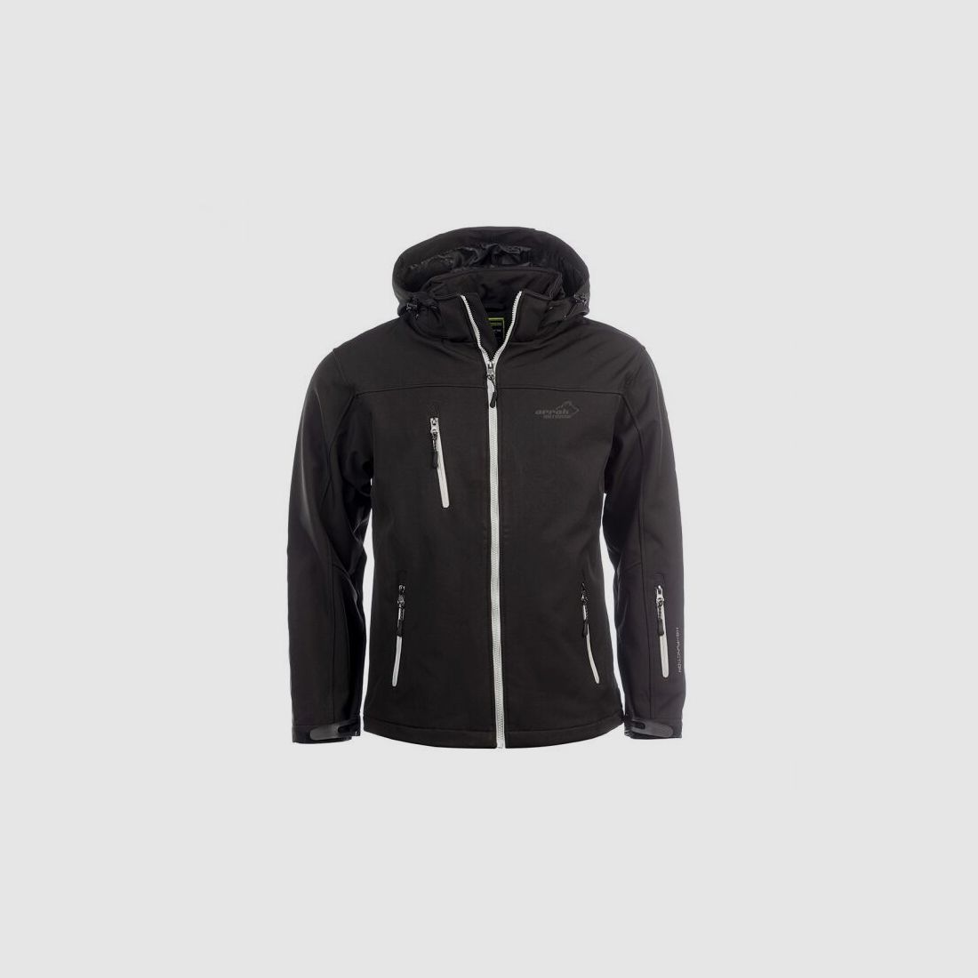 Arrak Herren Softshelljacke Schwarz