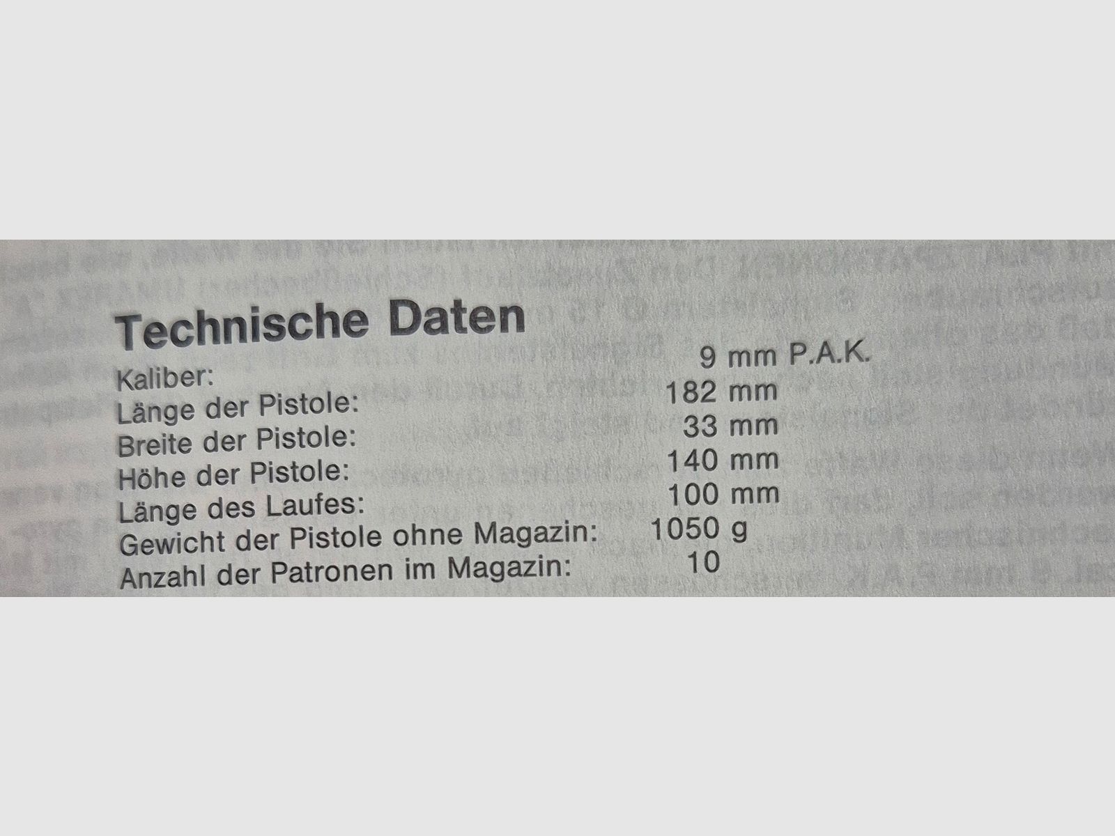 Walther P88 pistolet d'alarme 9mm PAK ***NEUF***