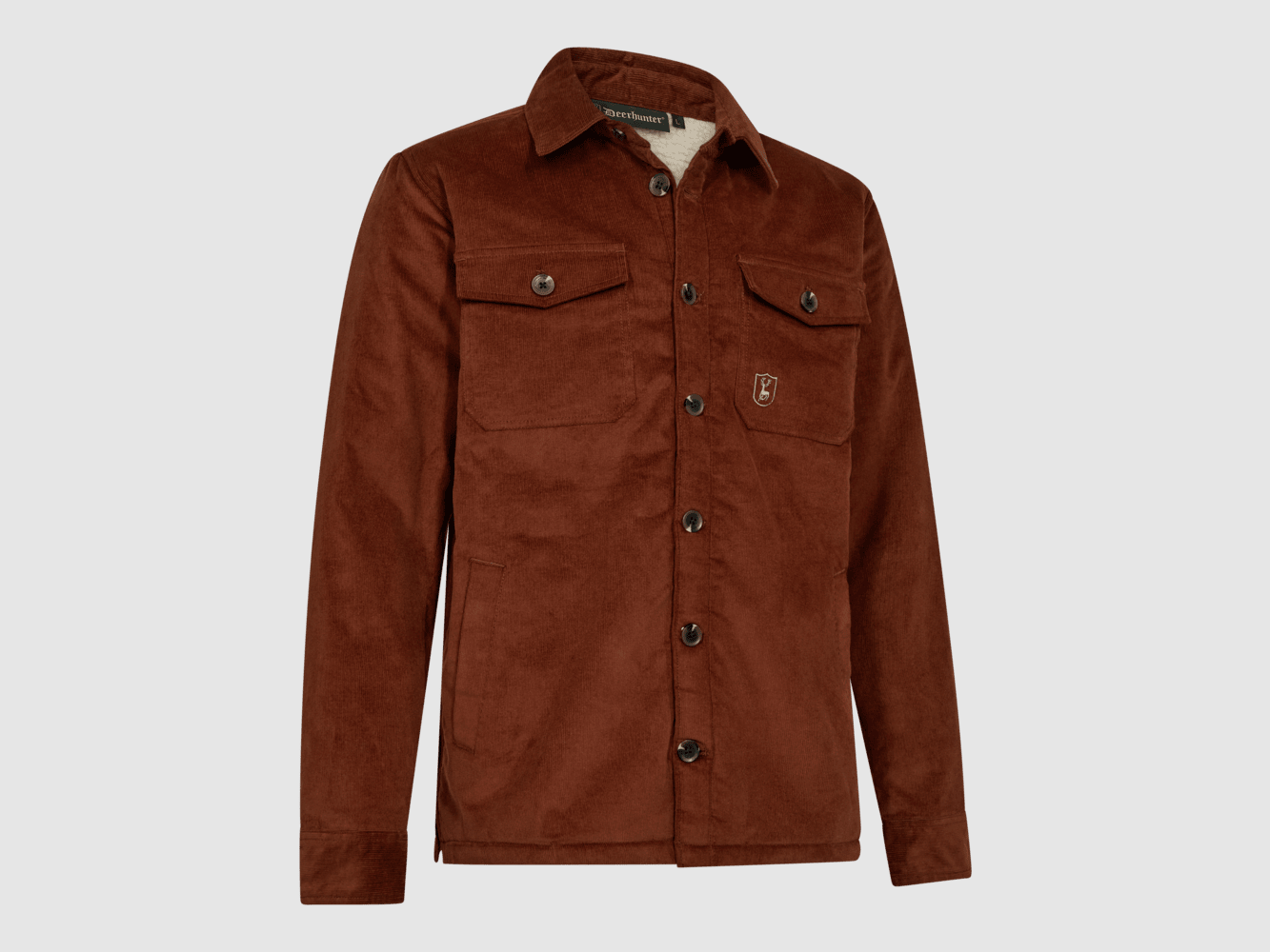 Veste en velours côtelé Deerhunter doublée Sherpa pour homme Rustleaf L