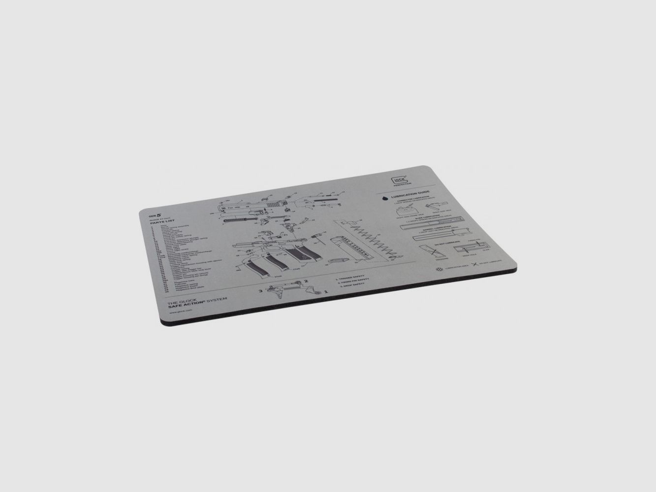 GLOCK TAPIS DE DEMONTAGE GLOCK GEN. 5 GRIS, image 3 sur 4