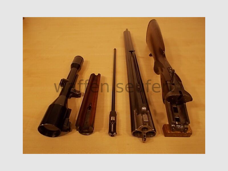 Fortuna Suhl Drilling Zeiss 6x42 SEM canna estraibile Krieghoff 22WM