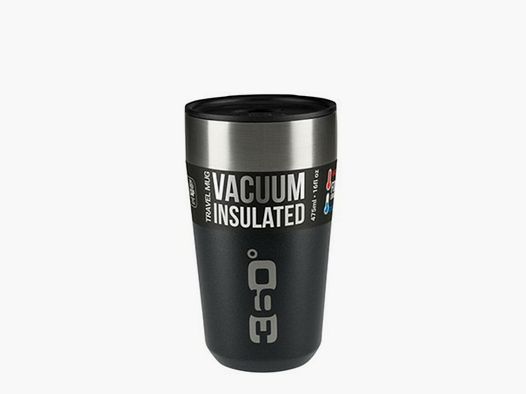 Vaso termo 360º Negro Grande