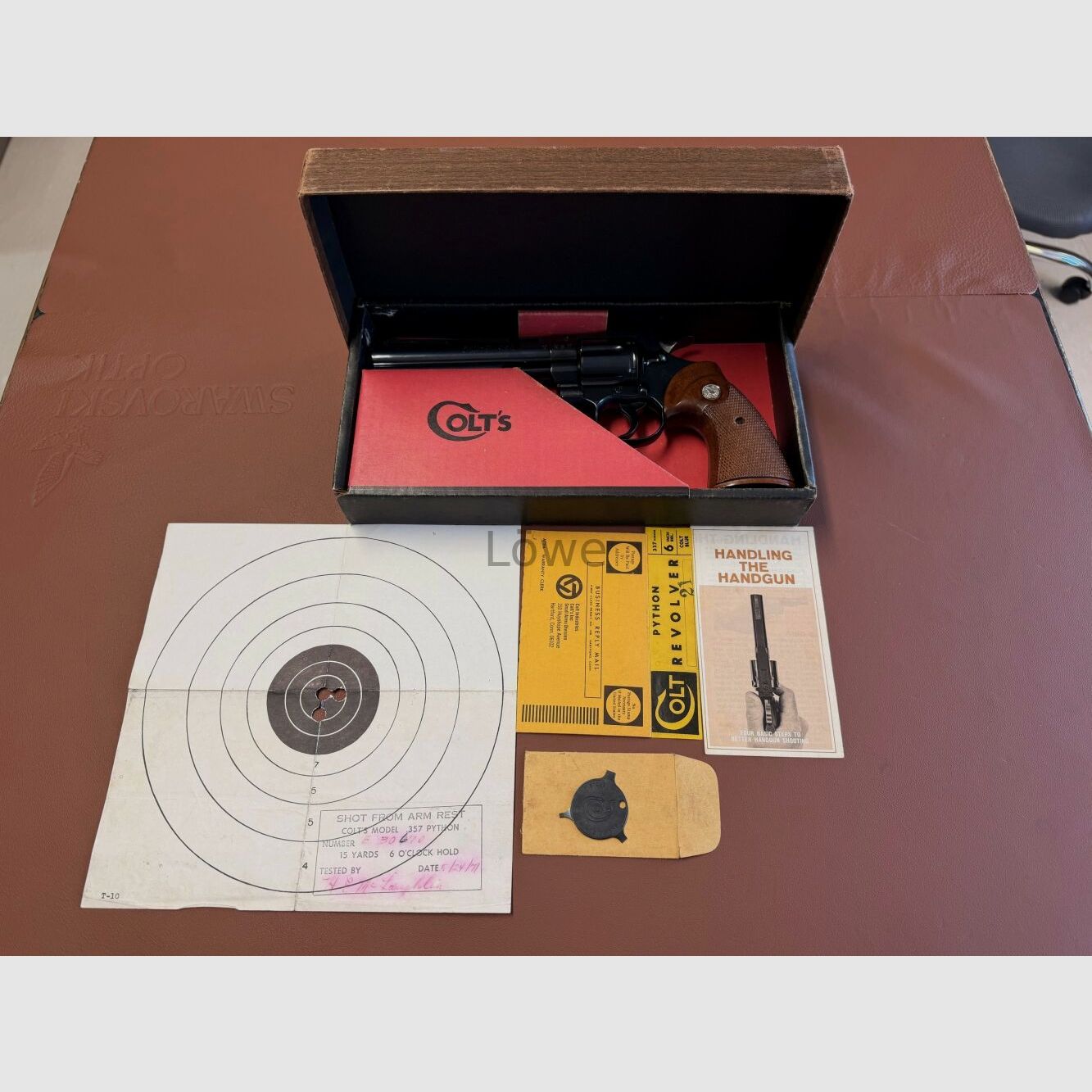 Colt Python arma de colección BJ 1971