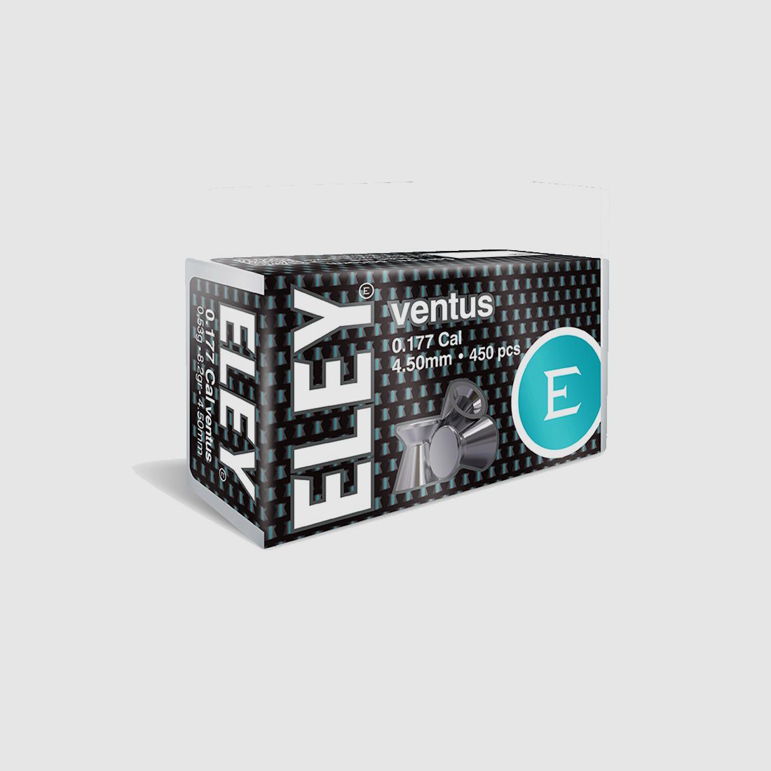 Flachkopf Diabolos Wettkampf Eley ventus Match Grade Kaliber 4,5 mm 0,53 g glatt 450 StĂĽck