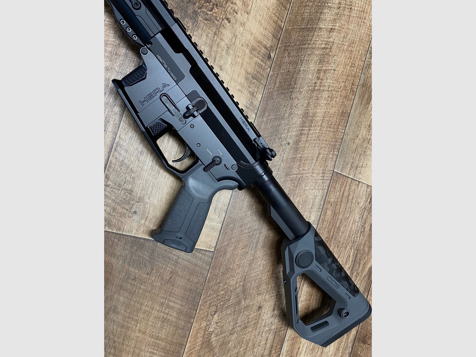 Hera Arms THE 15TH AR 15 .223rem Black-Tactical Grey available for immediate delivery