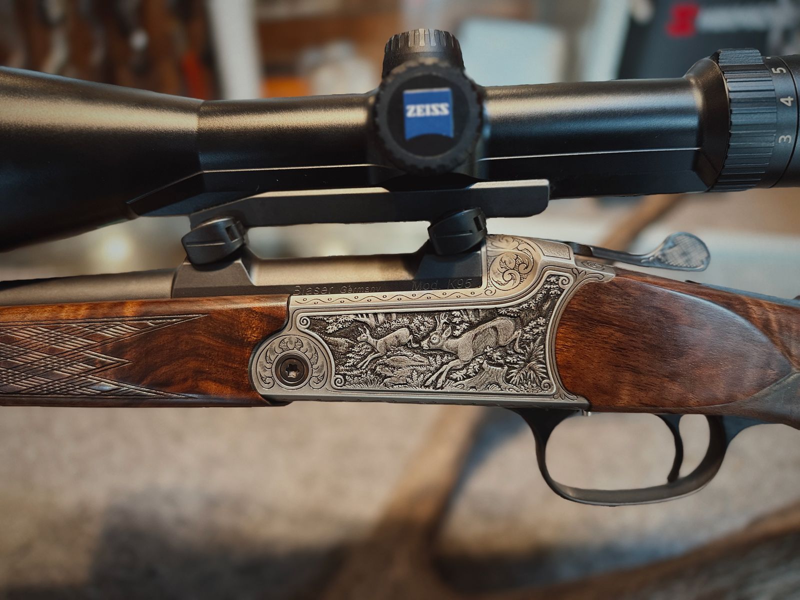 Blaser K95 Luxus Stutzen - Zeiss Varipoint 3-12X56
