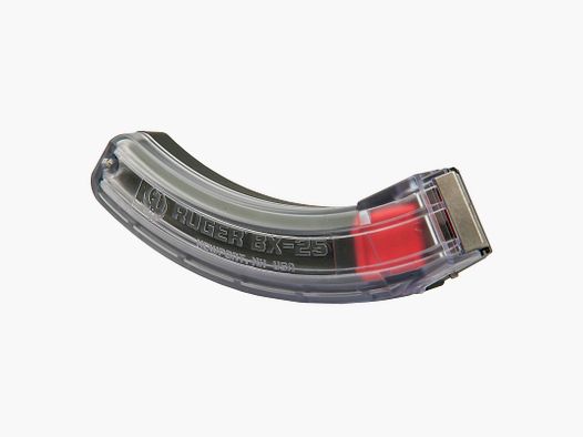 RUGER BX-25 Magazin für Ruger 10/22 transparent  Kal. .22lr  25-Schuss