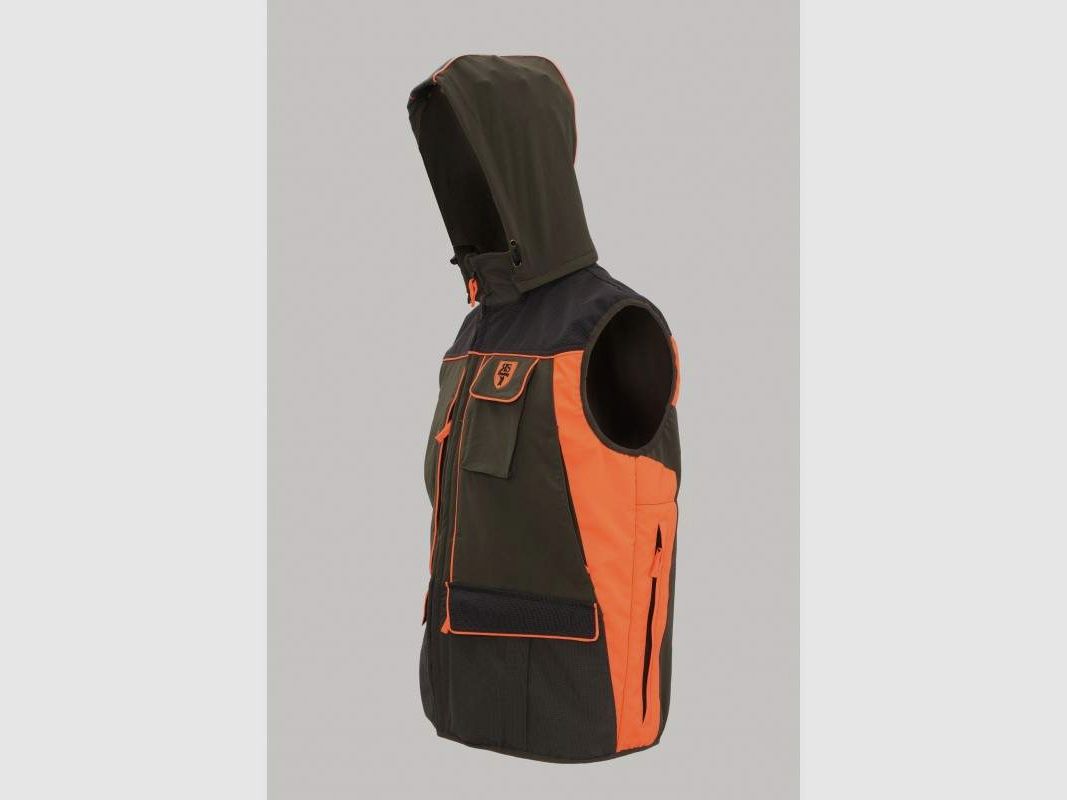 Technische elastische Jagdweste RS Hunting LV601 orange, Bild 2 von 3