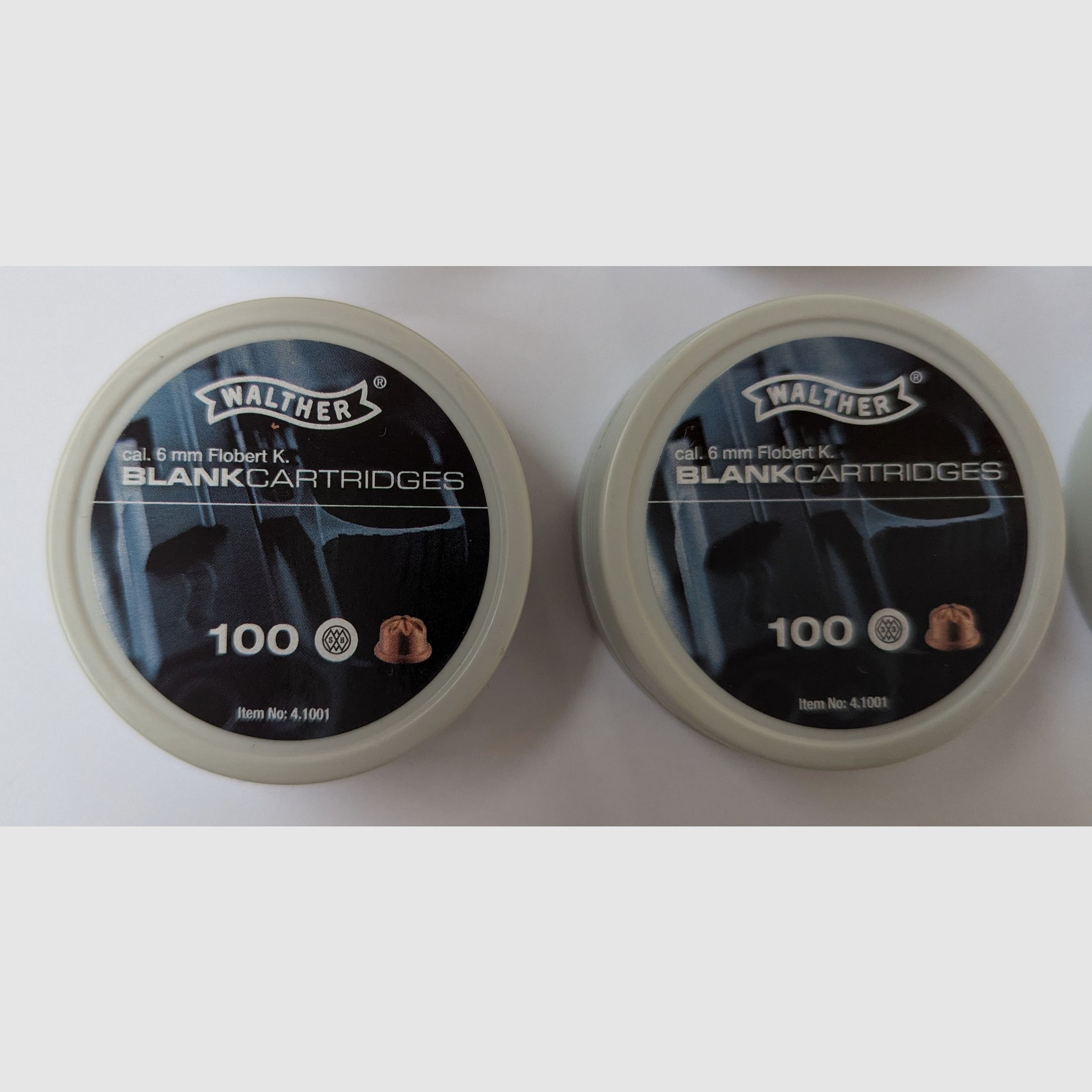 Walther Platzpatronen Kaliber 6 mm Flobert