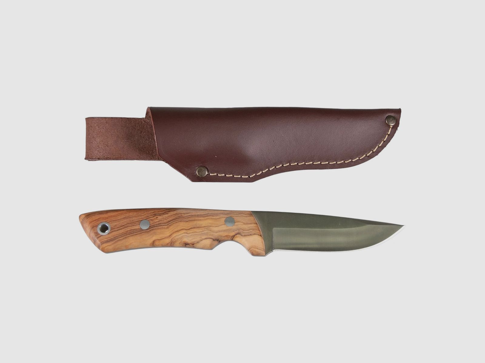 Nordforest Hunting Jagdmesser Waidmannsheil – 440C Olivenholz