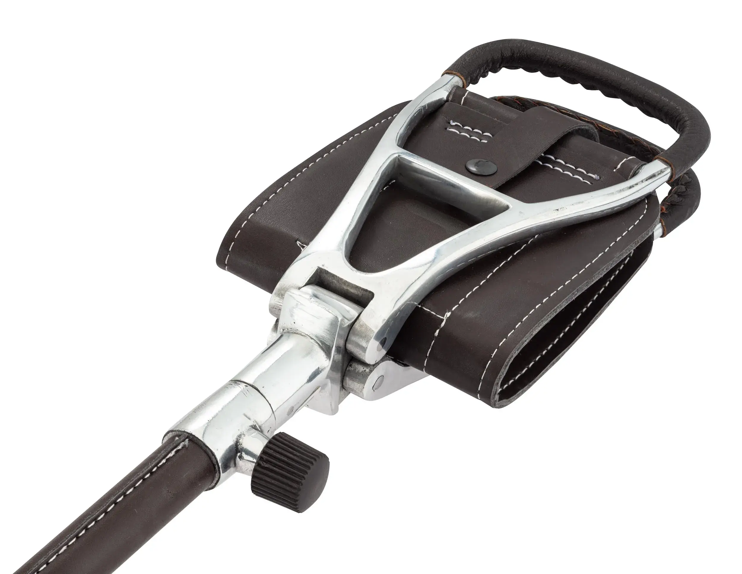 Country Luxe Zithengel met Leren Omhulsel, afbeelding 10 van 18