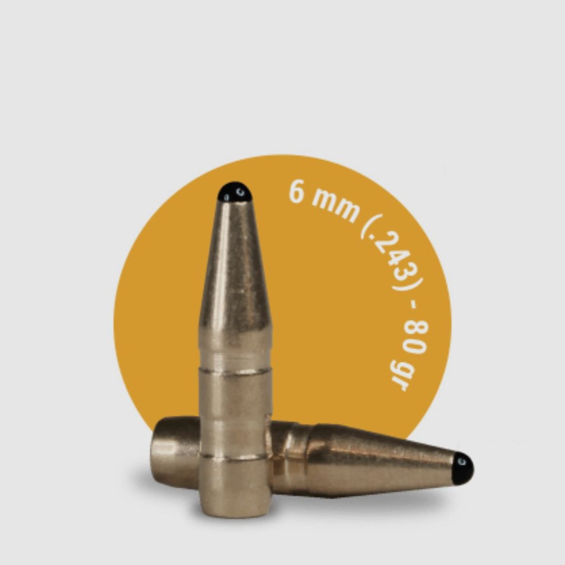Fox Classic Hunter Bullets, 6mm (.243) - 80gr, 5.2g 50pcs