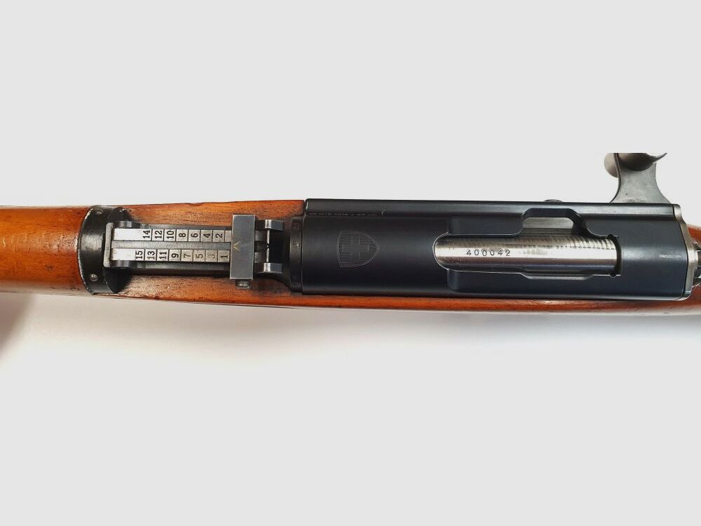 Bern Weapons Factory Repeating Rifle Bern Weapons Factory Swiss K31 Caliber 7.5x55 Swiss complete matching numbers + private