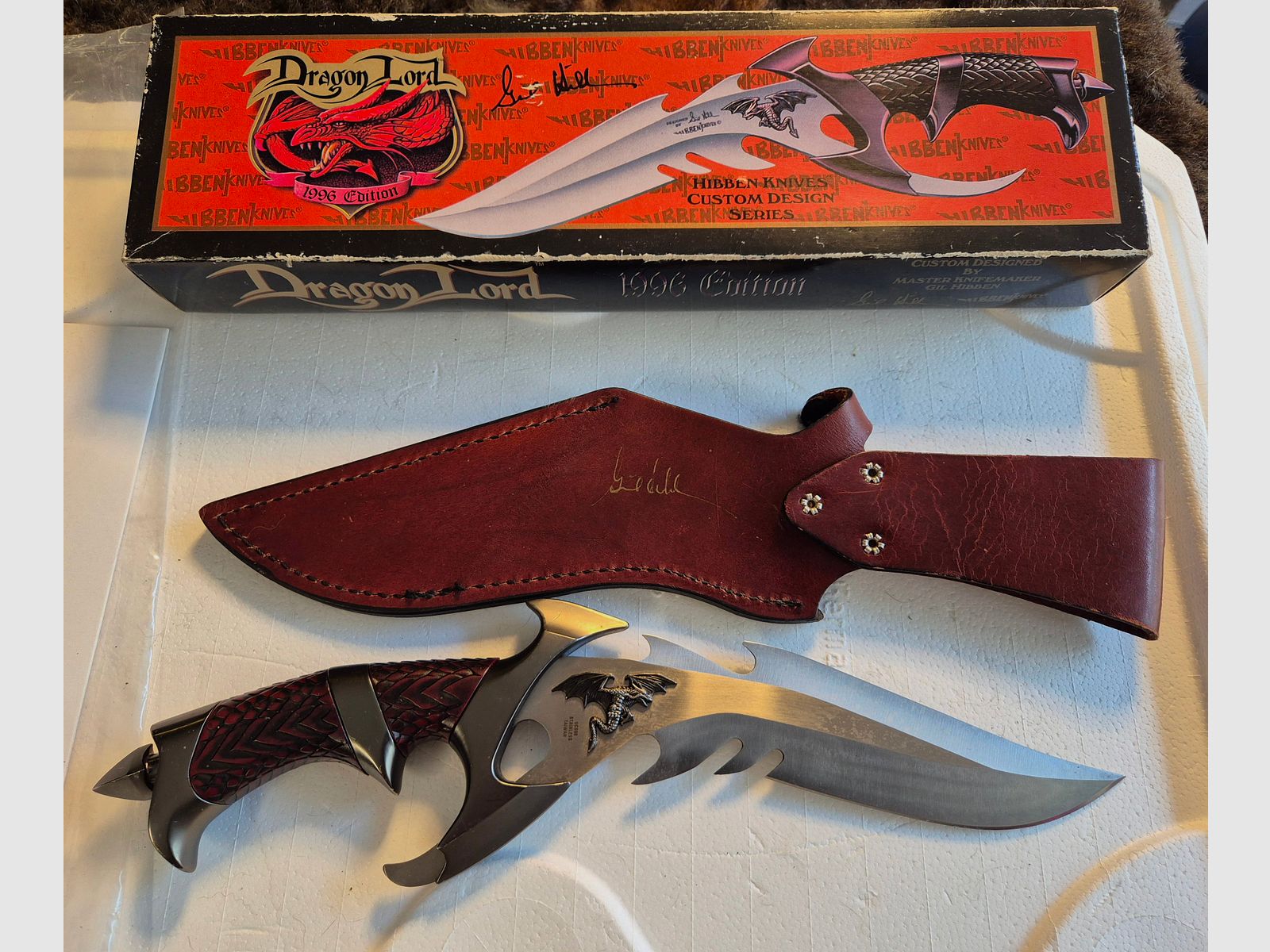 Gil Hibben Dragon Lord 1996 Edition UC898-E CUSTOM DESIGN SERIES