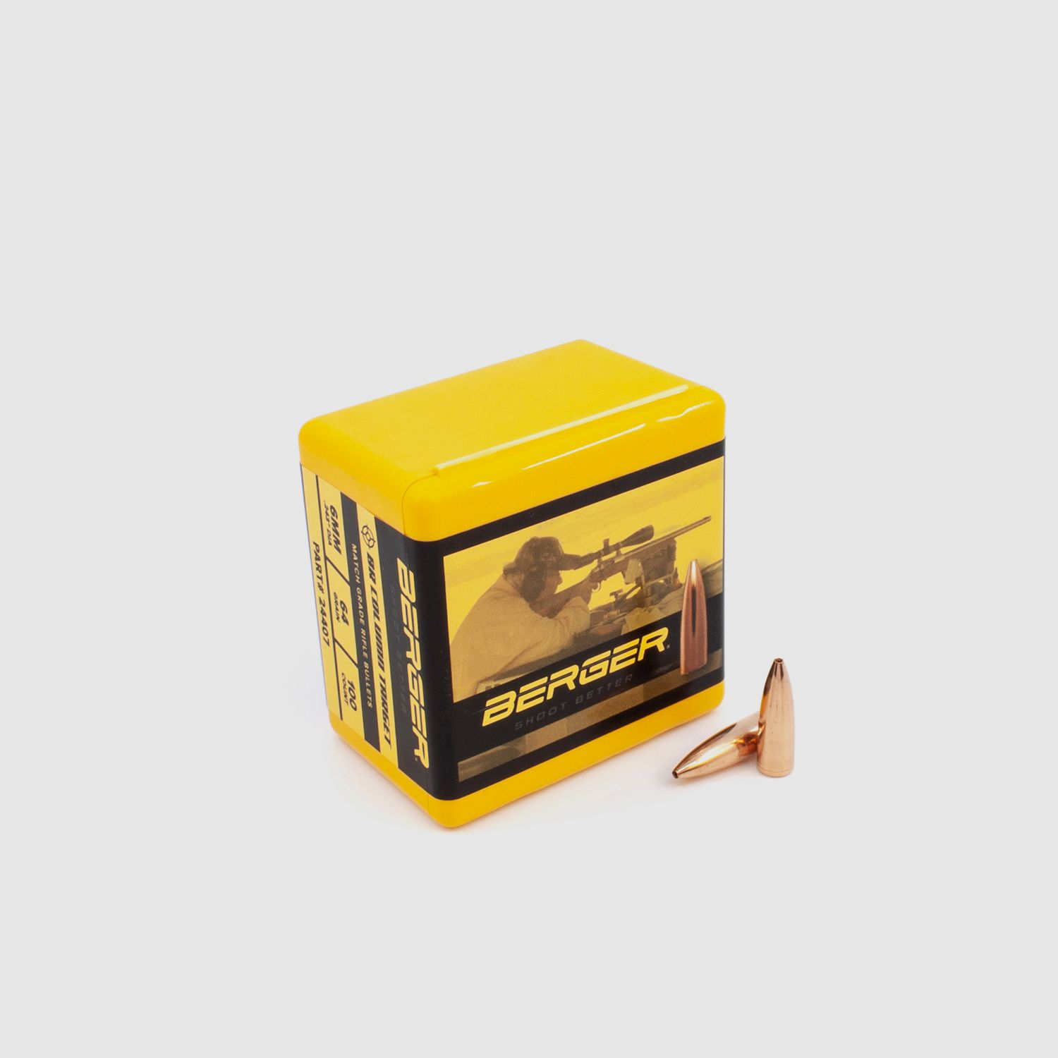Berger Bullet 6mm/.243 BR Column Target 64.2GR 100 pieces