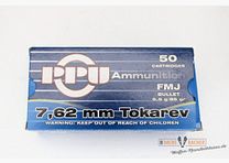 PPU Prvi Partizan 7,62mm Tokarev 5,5g/85gr FMJ Vollmantel 50 Schuß