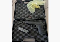 Walther PP pistolet à blanc calibre 9mm P.A.K. noir brunie (PTB 923)