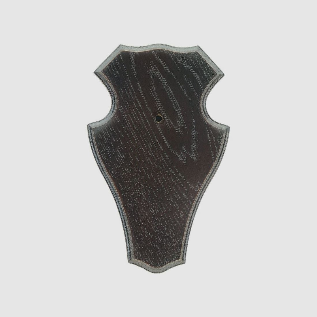 Gehörnbrett 5er Pack Rehwild dunkel rund 19x12cm mit Ausfräsung