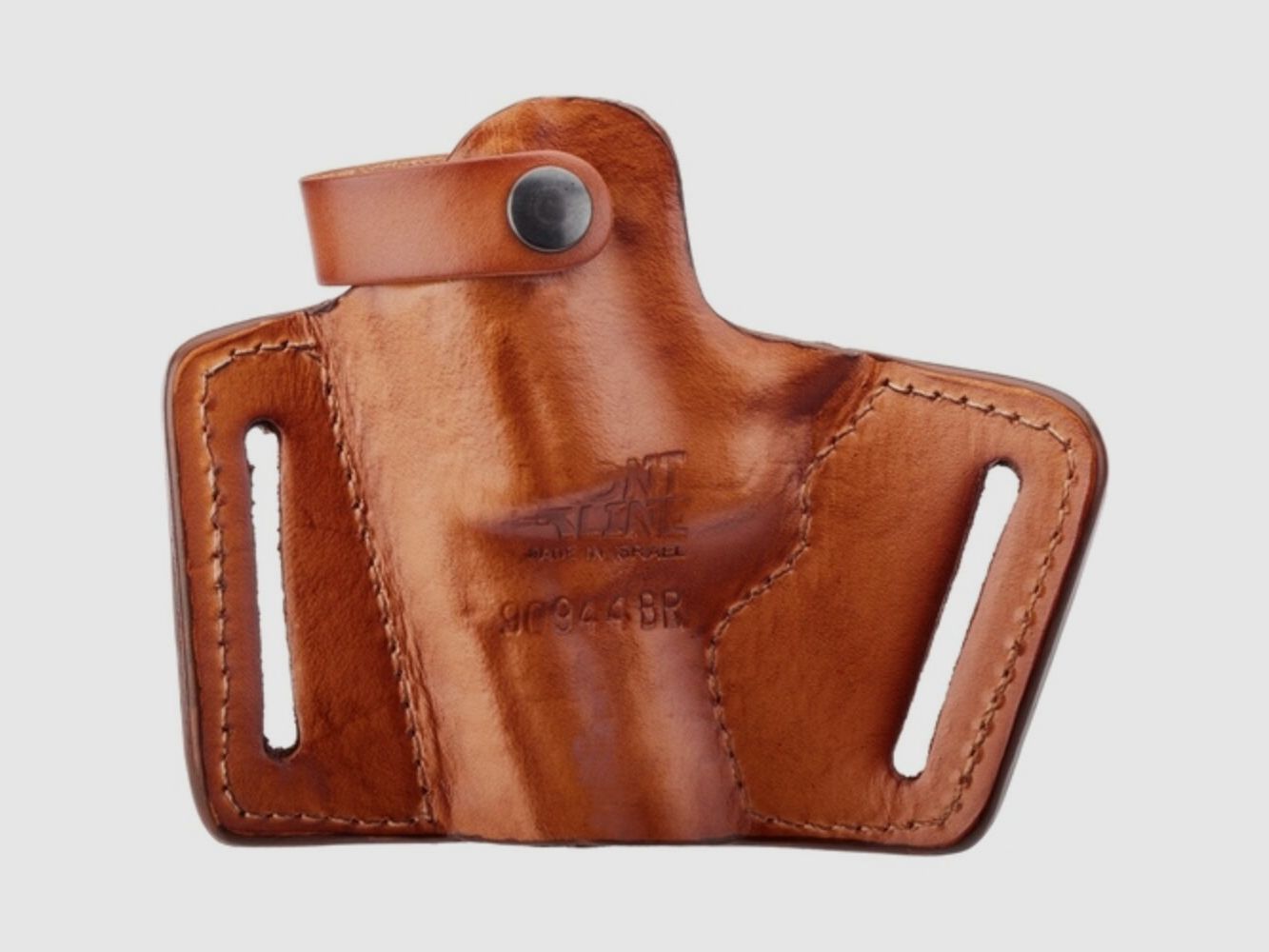 Front Line Holster Pancake Leder Half Size 4" Rev. 357