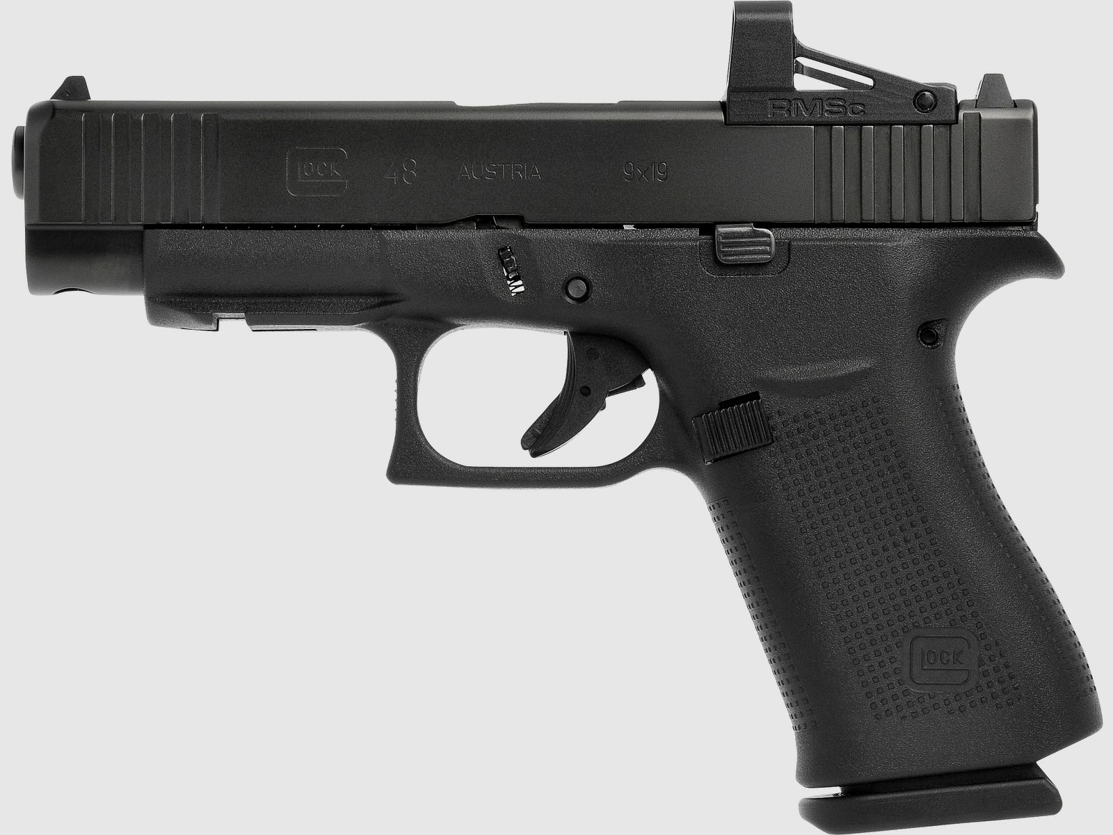 Combo de pistola Glock G48 MOS Shield RMSc 9 mm Luger, compacto slimline, imagen 1 de 2