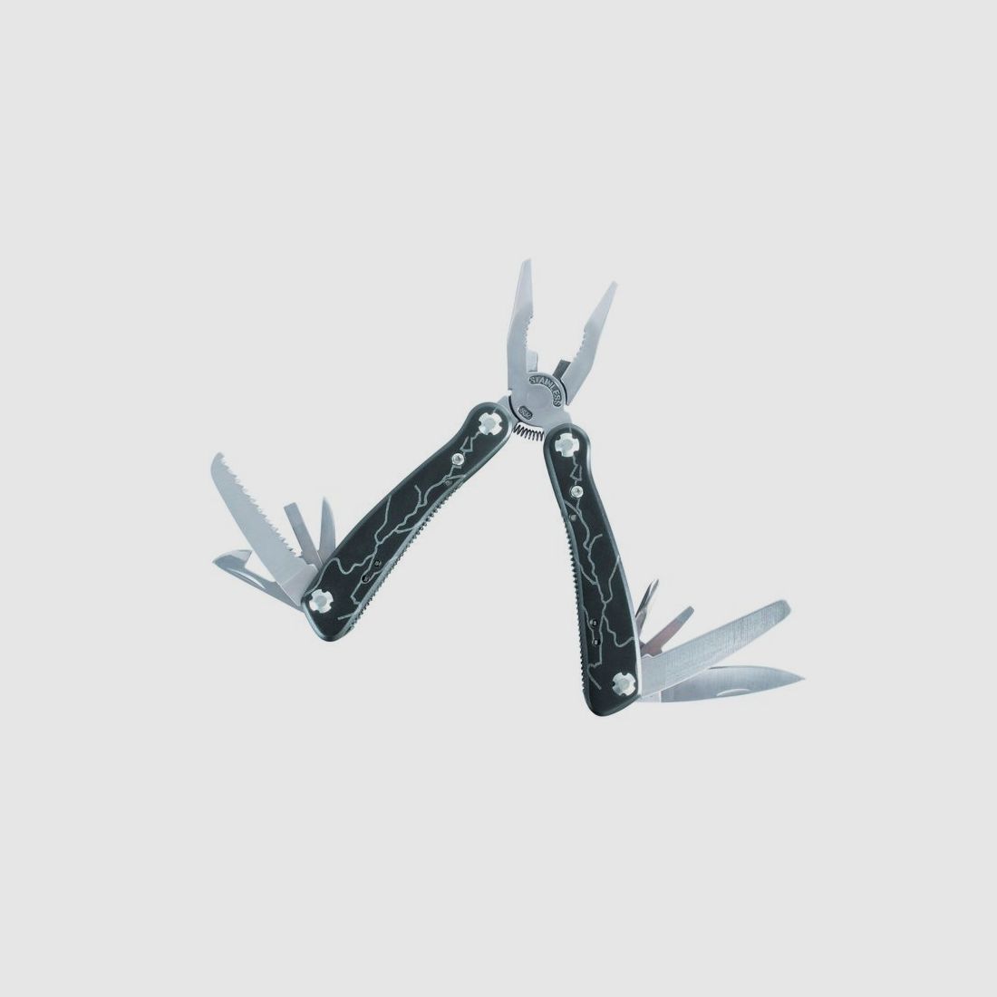 Multitool Manico in Alluminio Custodia in Nylon con 8 Strumenti