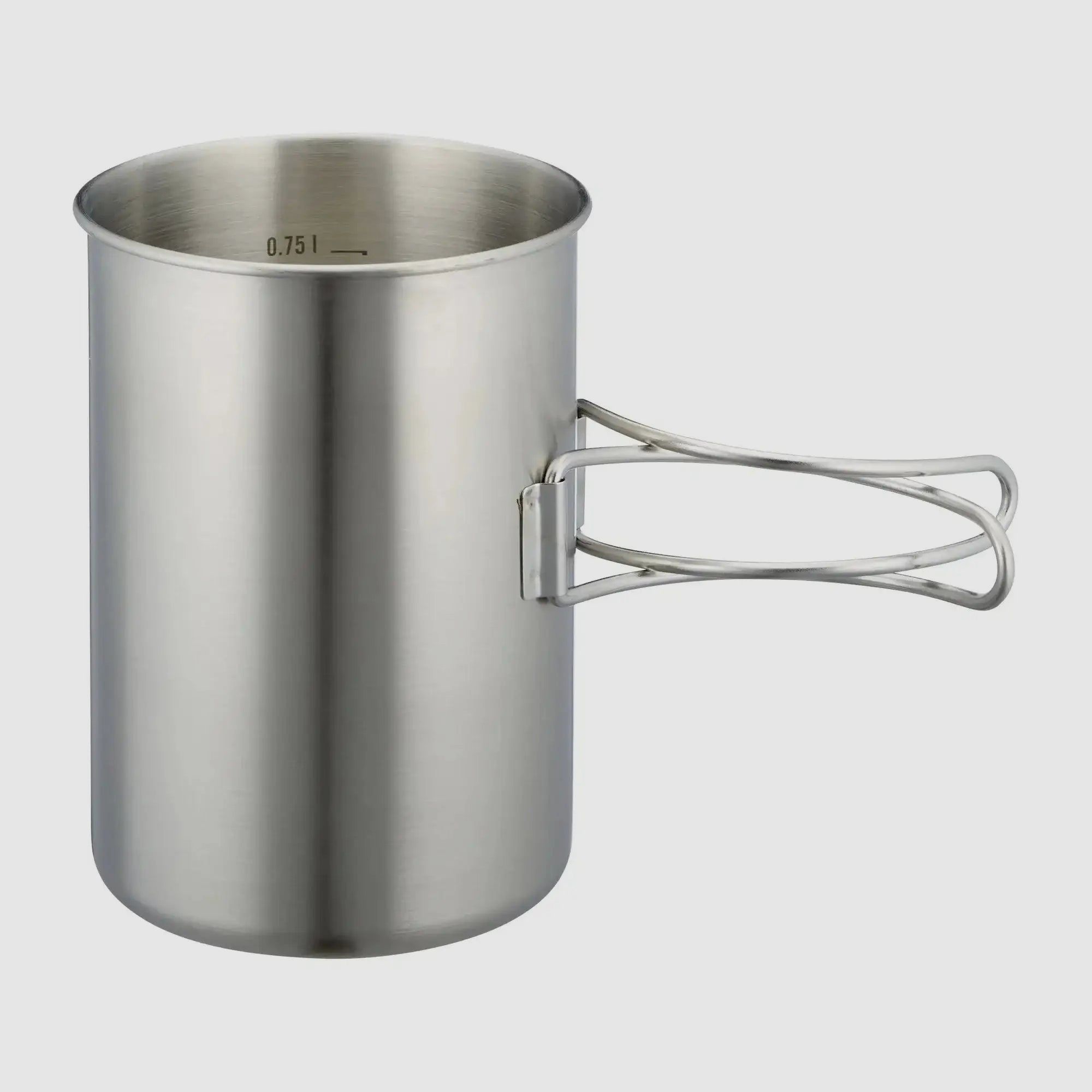 Tatonka Cup with Handle 850 ml silver
