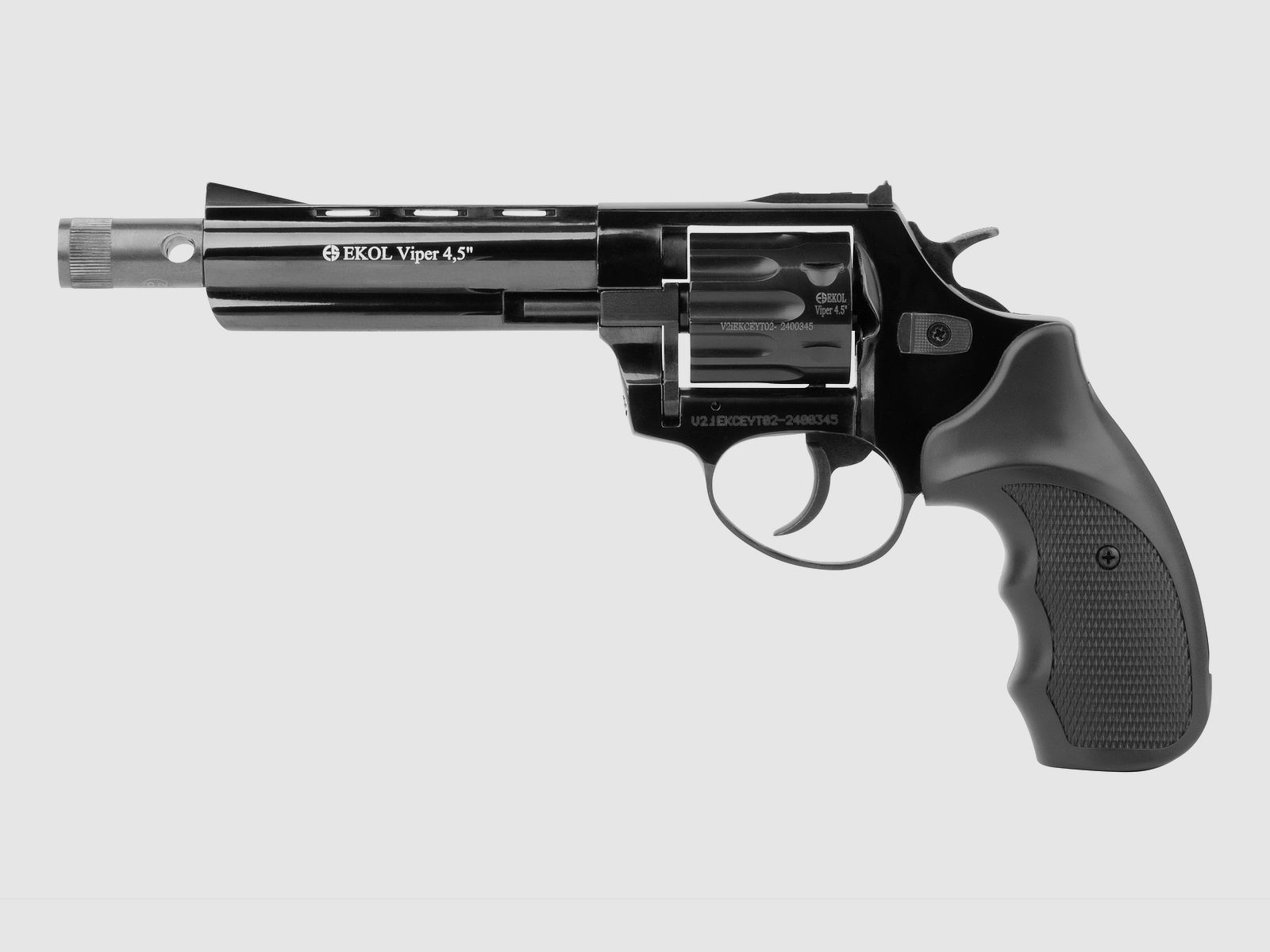 Ekol Viper 4,5'' Schwarz 9mm R. - Gas-Signal