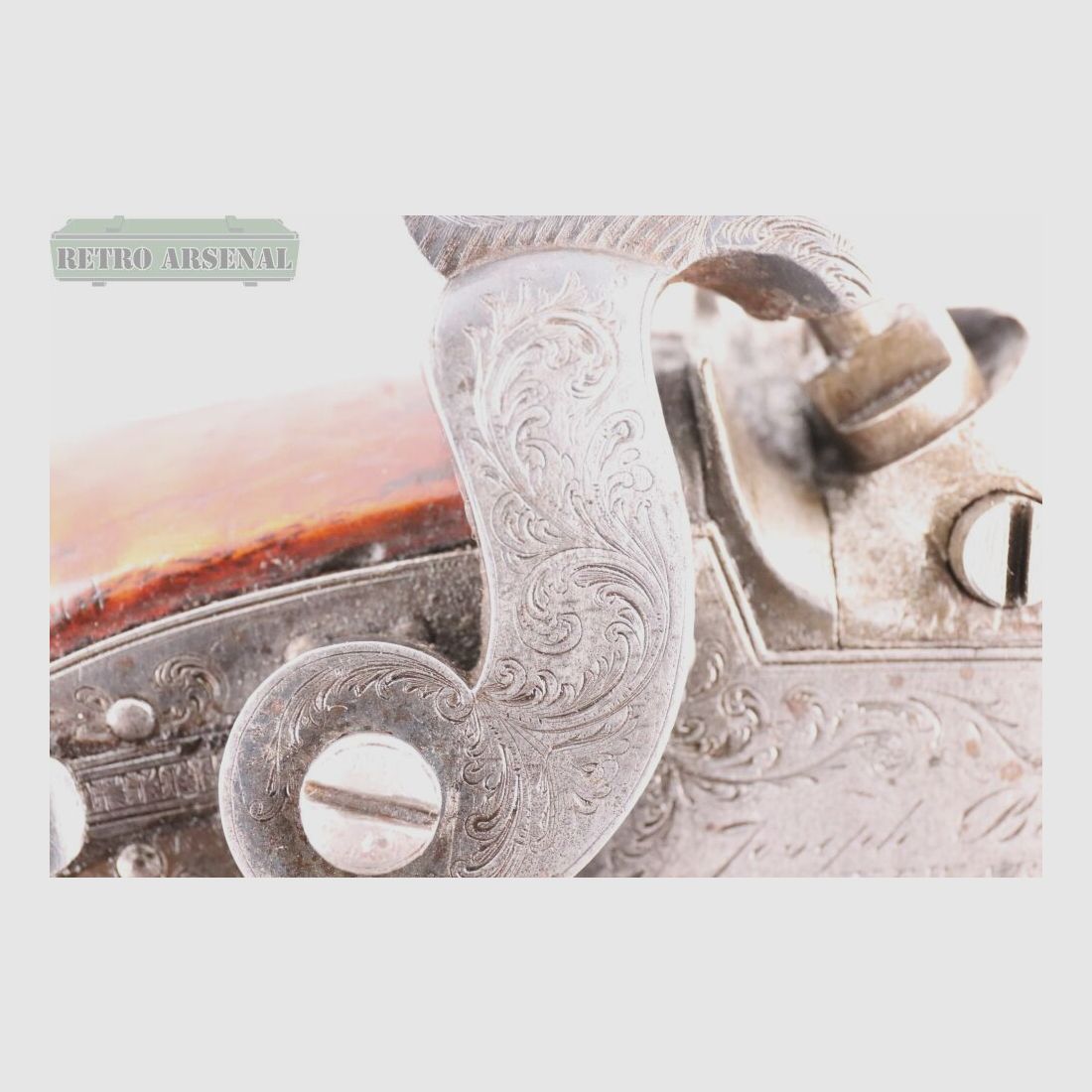 Joseph Boaler Newark pistola a avancarga