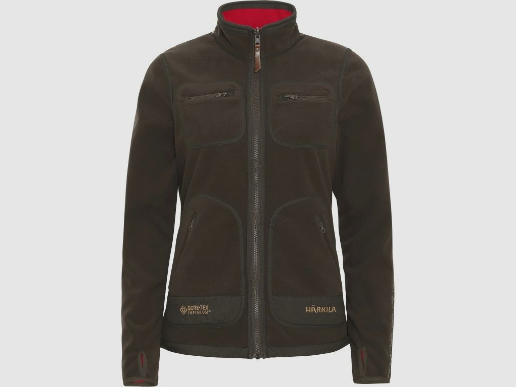 Härkila Kamko brown/red Fleecejacken Damen