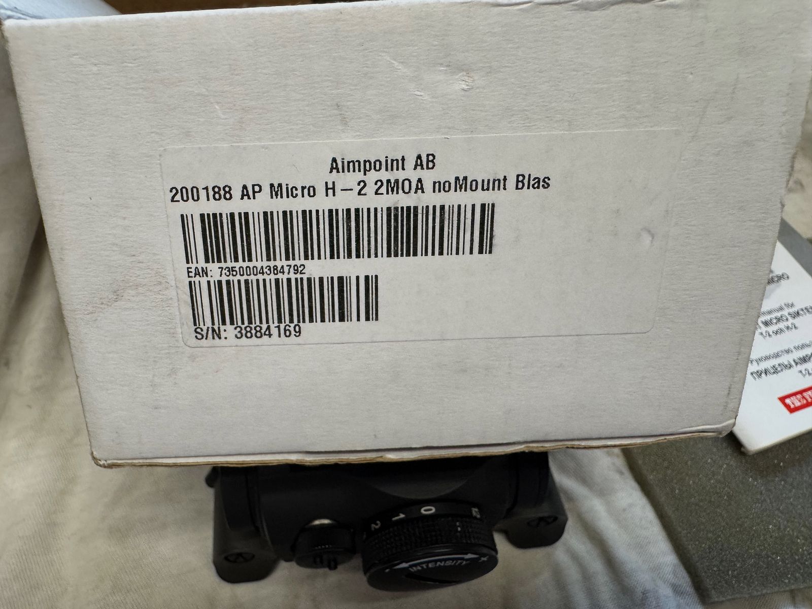 Aimpoint Micro H-2 mit Blaser Sattelmontage 2 MOA