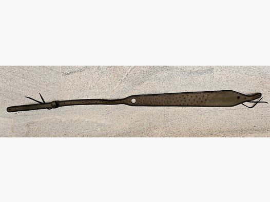 Ostrich leather rifle sling
