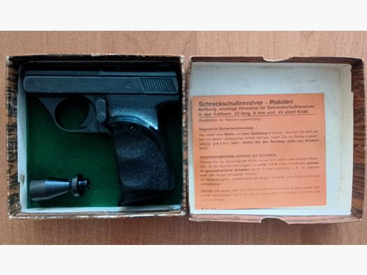 Rare ME 8 Combat in 8 mm blank in PTB 176/2 with packaging!