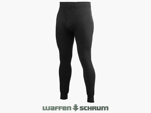 Woolpower Unterhose m. Eingriff - 400g Schwarz