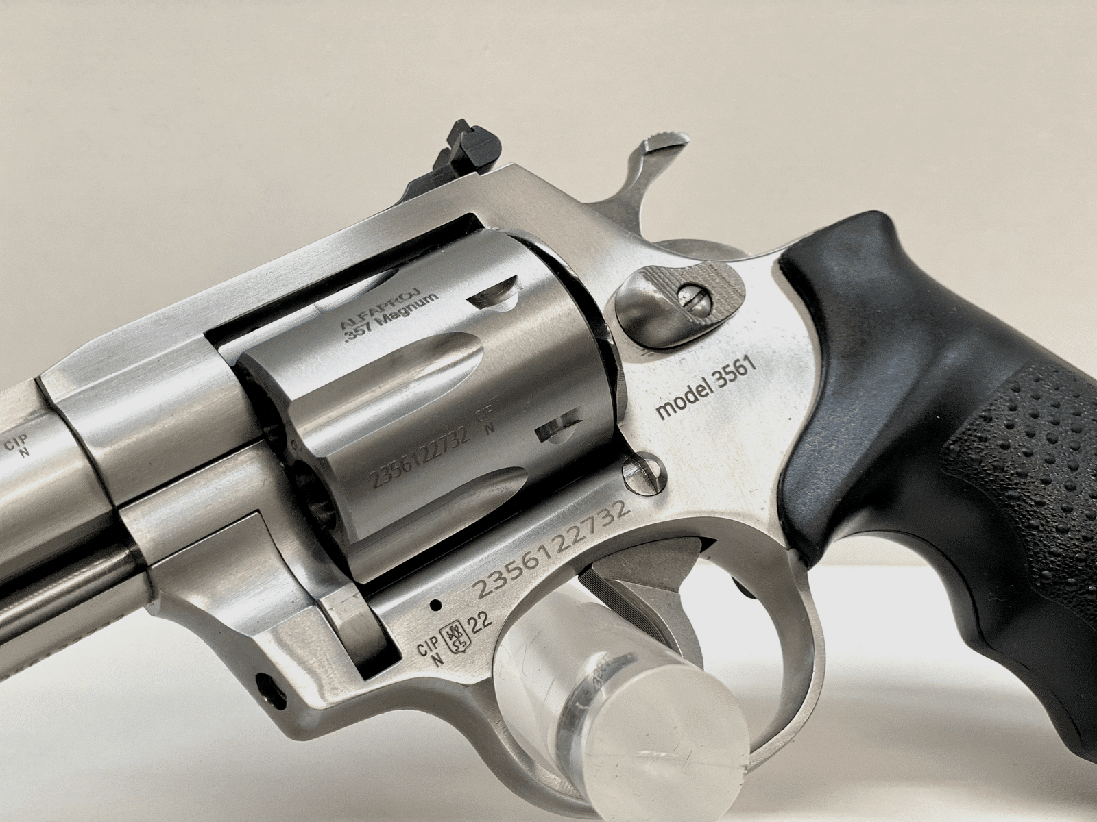 ALFA ProJ Steel stainless 3561 Revolver 6″ | .357 Mag.