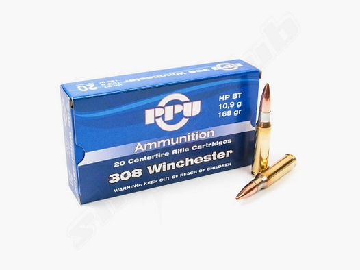 PPU .308Win HPBT 168gr (20 Stk.)