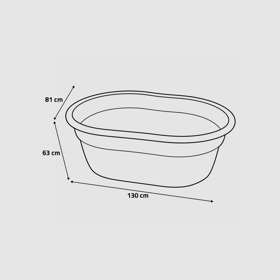 Bac solide Pâturage 380L stabilisé UV Kerbl, image 6 sur 8