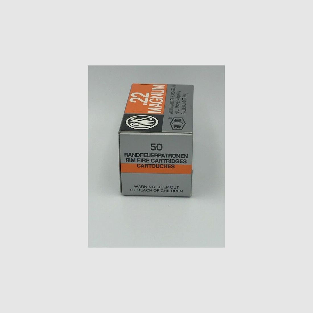 RWS Kleinkalibermunition .22 Mag. Vollmantel