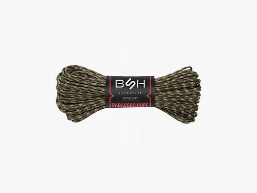 BSH ADVENTURE BR-005D Camo Paracord Rope 30 m Survival Outdoor