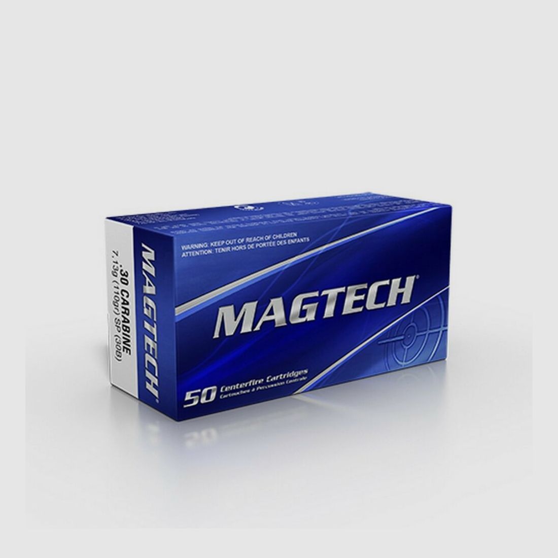 Magtech 110grs SP 50 pcs .30 Carbine