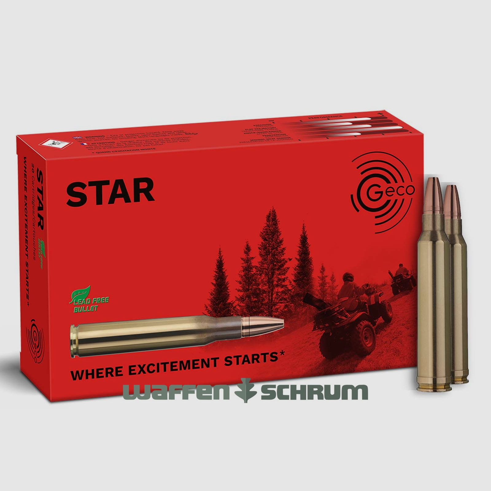 Geco Star 10.7g - 165gr .300WinMag