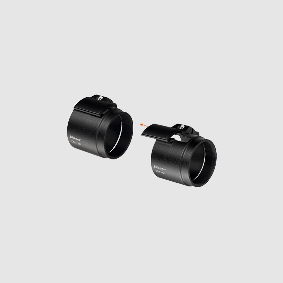 Blaser voorzetmontage CM ... voor Blaser B2 1.7-10x42 / B2 2-12x50 / B2 2.5-15x56 / B2 3-18x50 richtkijkers