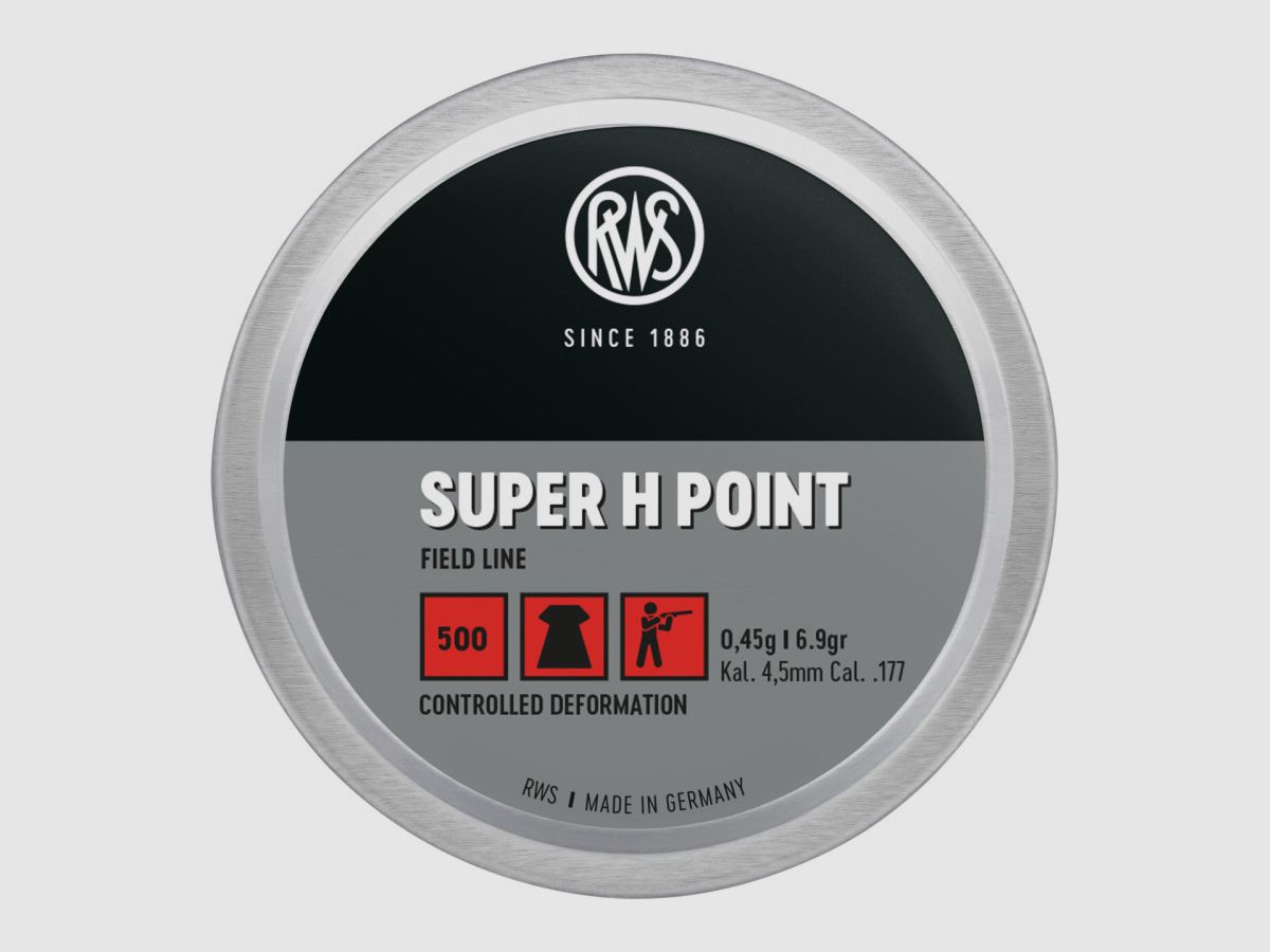 RWS SUPER H-POINT 6,35mm 1,62g 200/2.000/8.000