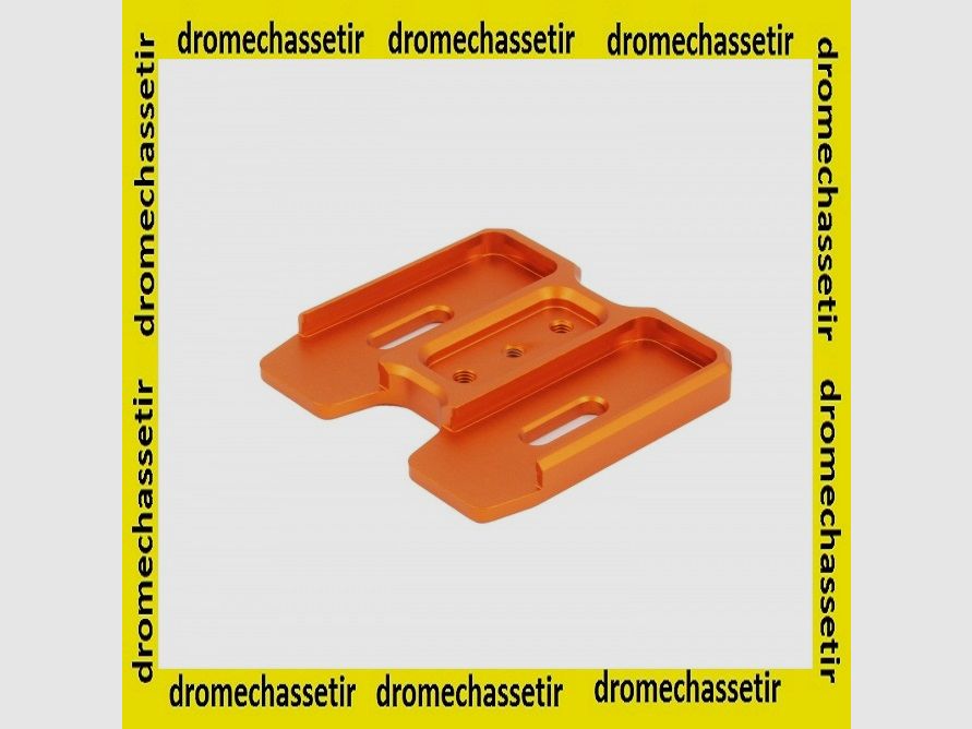 Aluminum coupler for PMAG AR15 gen 3 magazine, orange